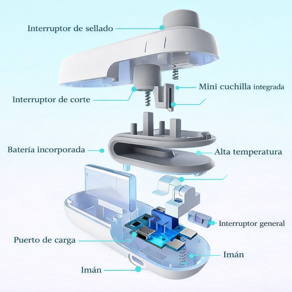 Sellador y Cortador de Bolsas