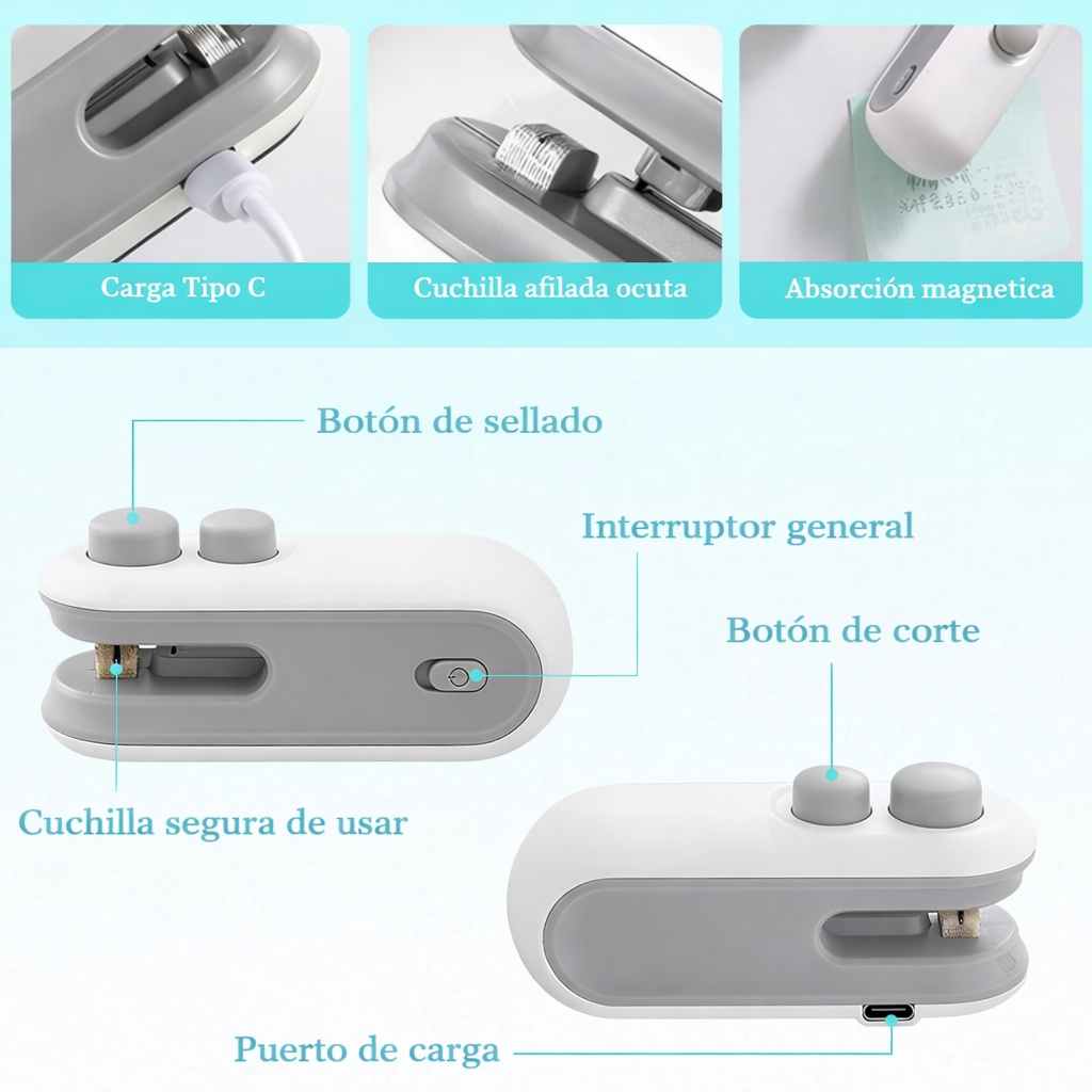Sellador y Cortador de Bolsas