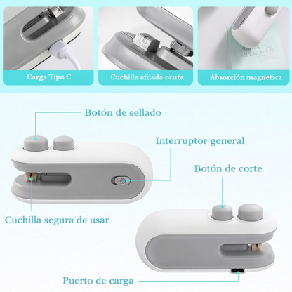 Sellador y Cortador de Bolsas