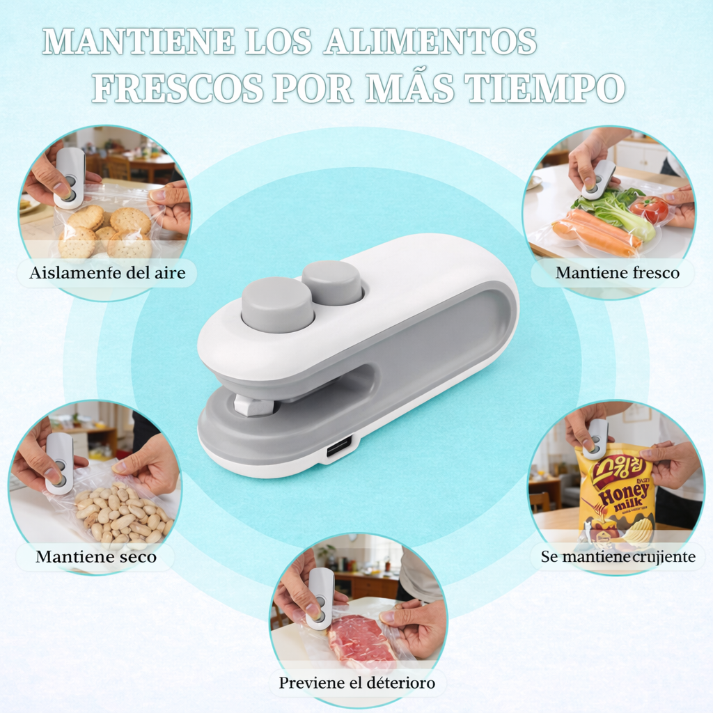 Sellador y Cortador de Bolsas