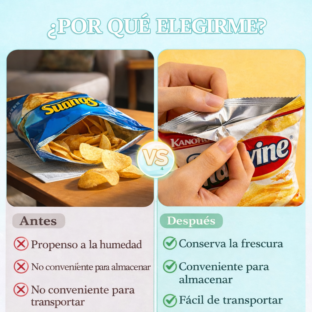 Sellador y Cortador de Bolsas